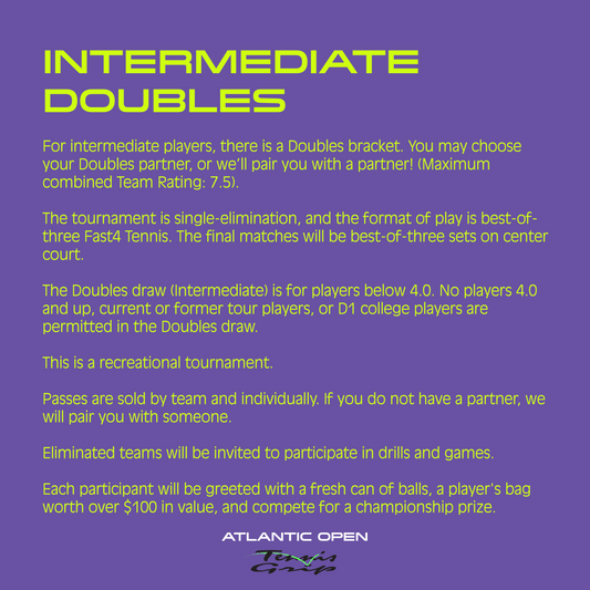 Player Pass Intermediate Doubles